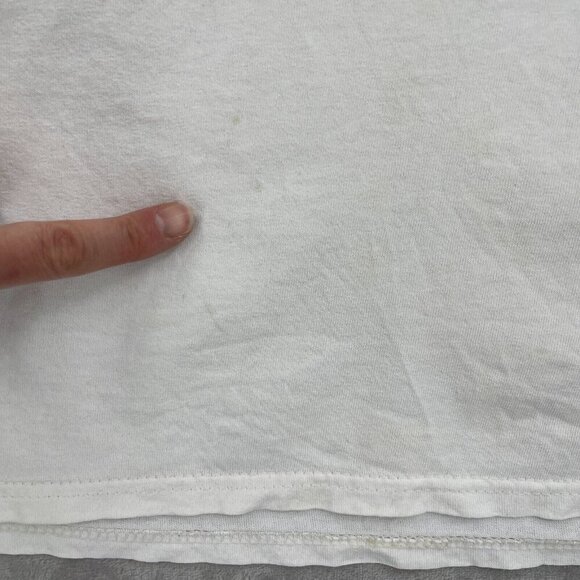 Vintage 2002 Salt Lake City Olympics Adult L Double Sided T-Shirt Tee Distressed - Picture 6 of 13